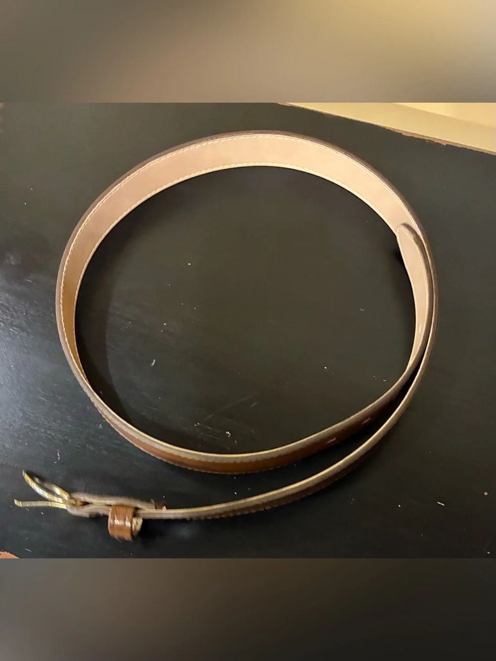 Haband Belt Brown Bonded Leather SZ. 38 Men’s